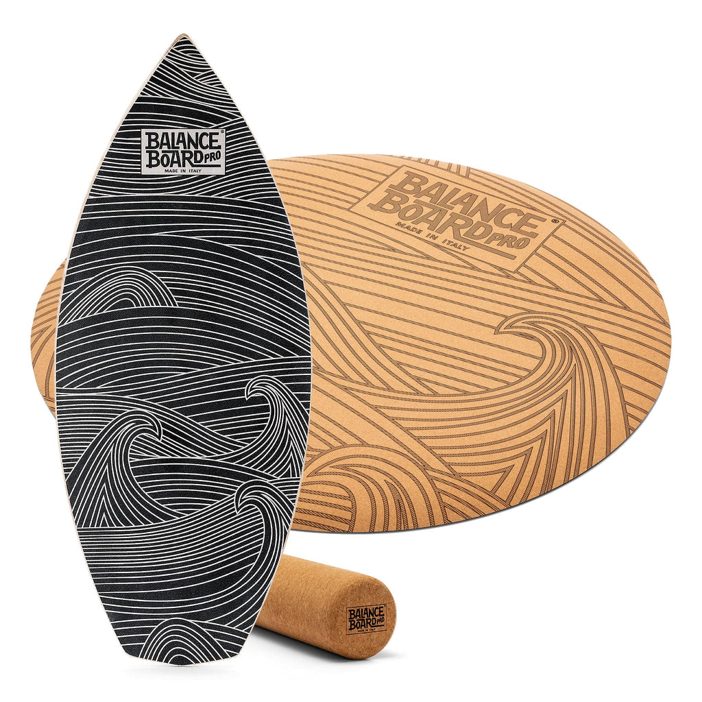 Balance Board With Sphere Balance Board Pro, made in Italy® Handmade fiber glass core